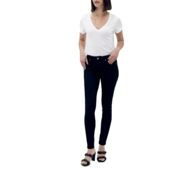 GISELE HIGH RISE SKINNY JEANS BLACK ARROW 26 - Picture 1 of 13